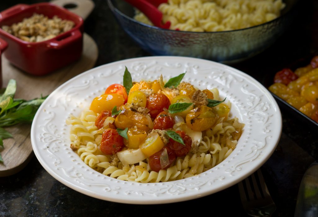 Fideos Con Salsa De Tomates Asados En 15 Minutos Y Sin Gas Mi Corazón De Arroz 8753